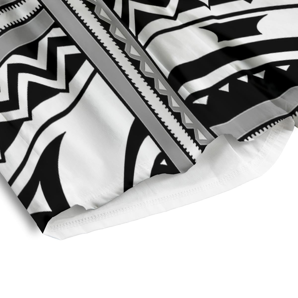 Tatto Polynesian Tribal Maori Print Men's Athletic Shorts
