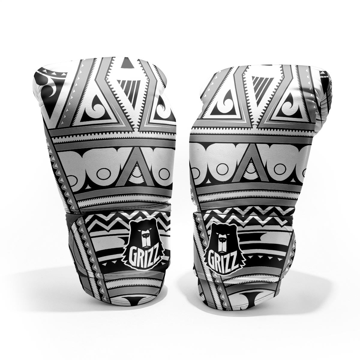 Tatto Polynesian Tribal Maori Print Pro Boxing Glove