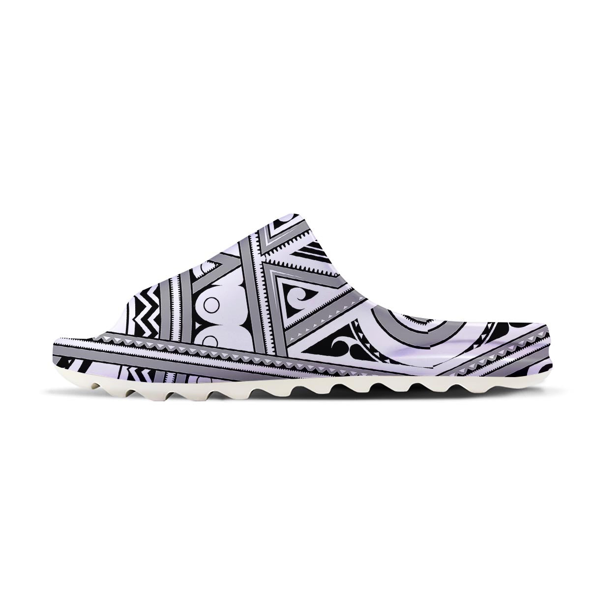 Tatto Polynesian Tribal Maori Print Sandals-grizzshop
