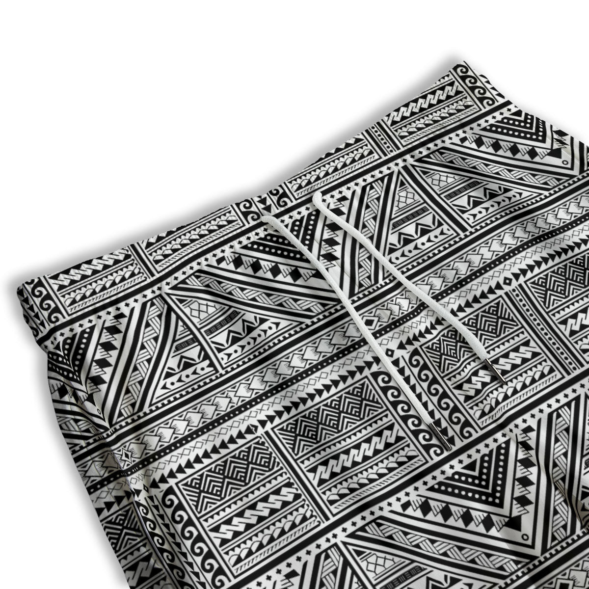 Tattoo Maori Polynesian Print Pattern Men's Athletic Shorts