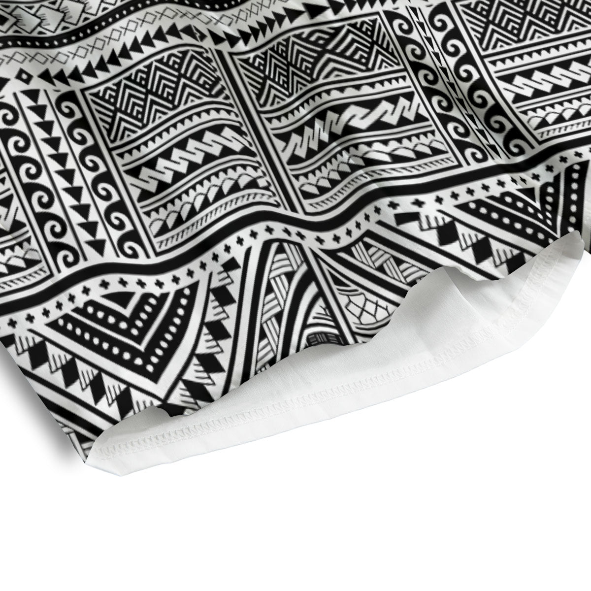 Tattoo Maori Polynesian Print Pattern Men's Athletic Shorts