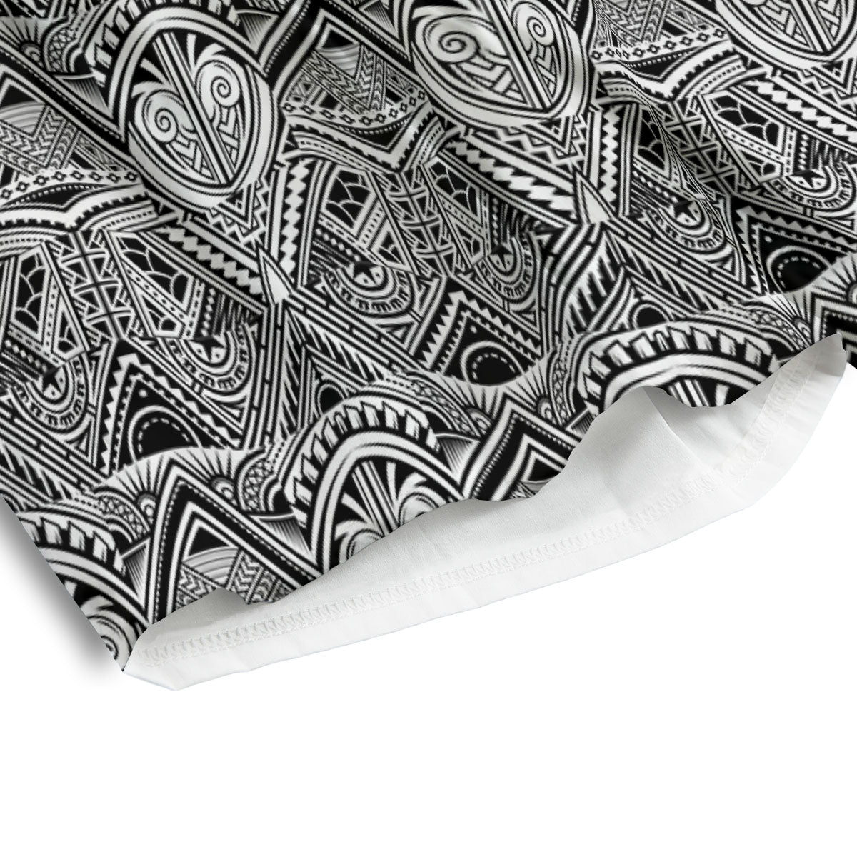 Tattoo Polynesian Tribal Print Pattern Men's Athletic Shorts