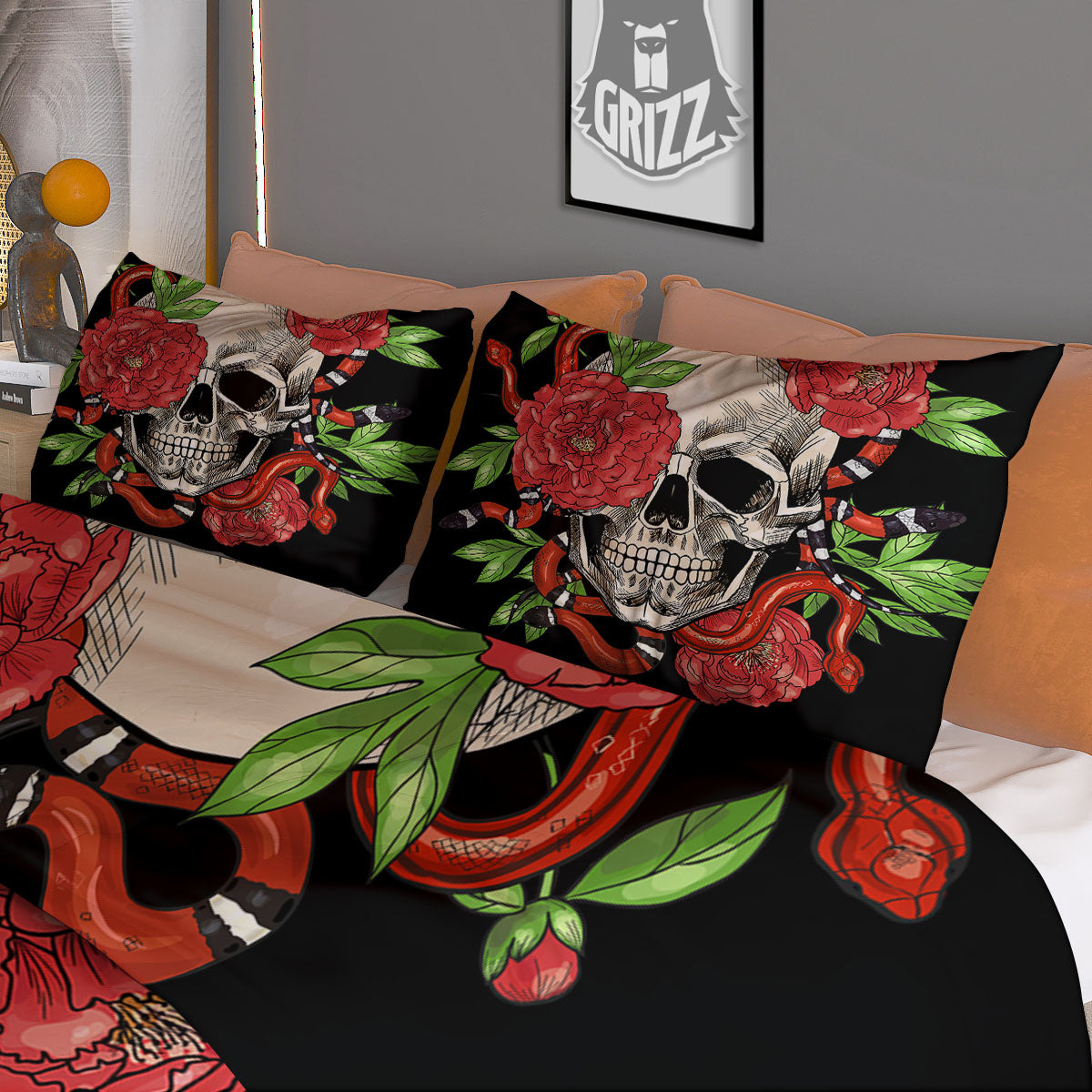 Tree Sunshine Autumn Print Duvet Cover Bedding Set