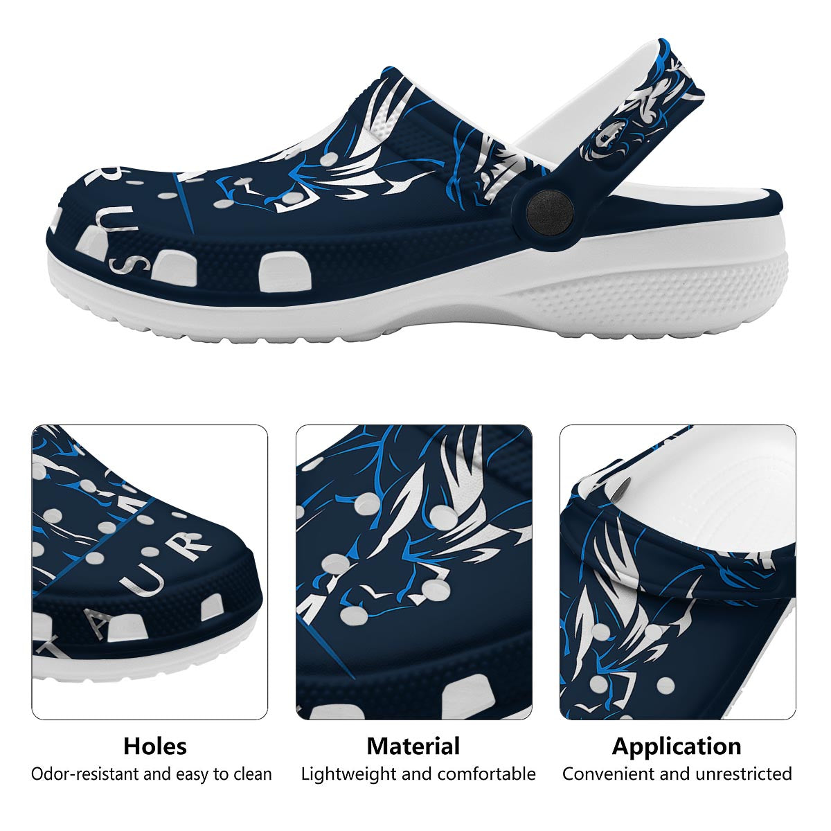 Taurus Constellation Sign Print Clog-grizzshop