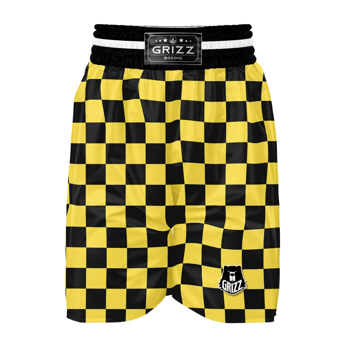 Taxi Pattern Print Boxing Shorts-grizzshop