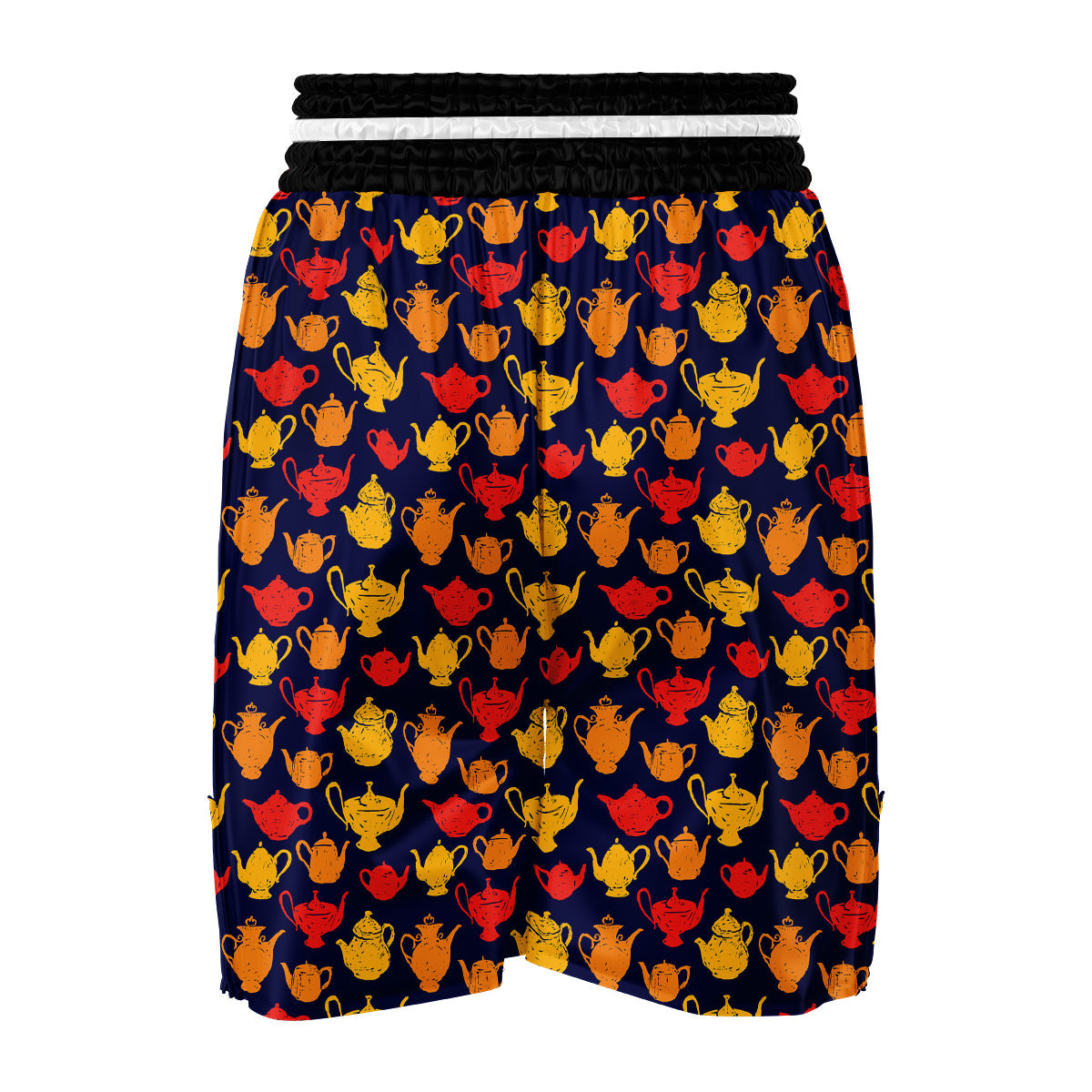 Teapot Watercolor Print Pattern Boxing Shorts-grizzshop