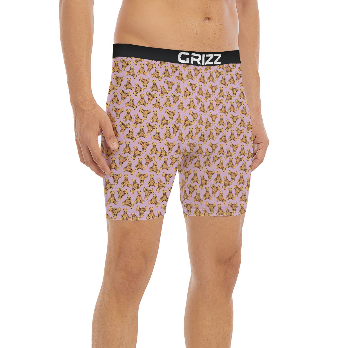 Teddy Bear Cute Print Pattern Boxer Briefs-grizzshop