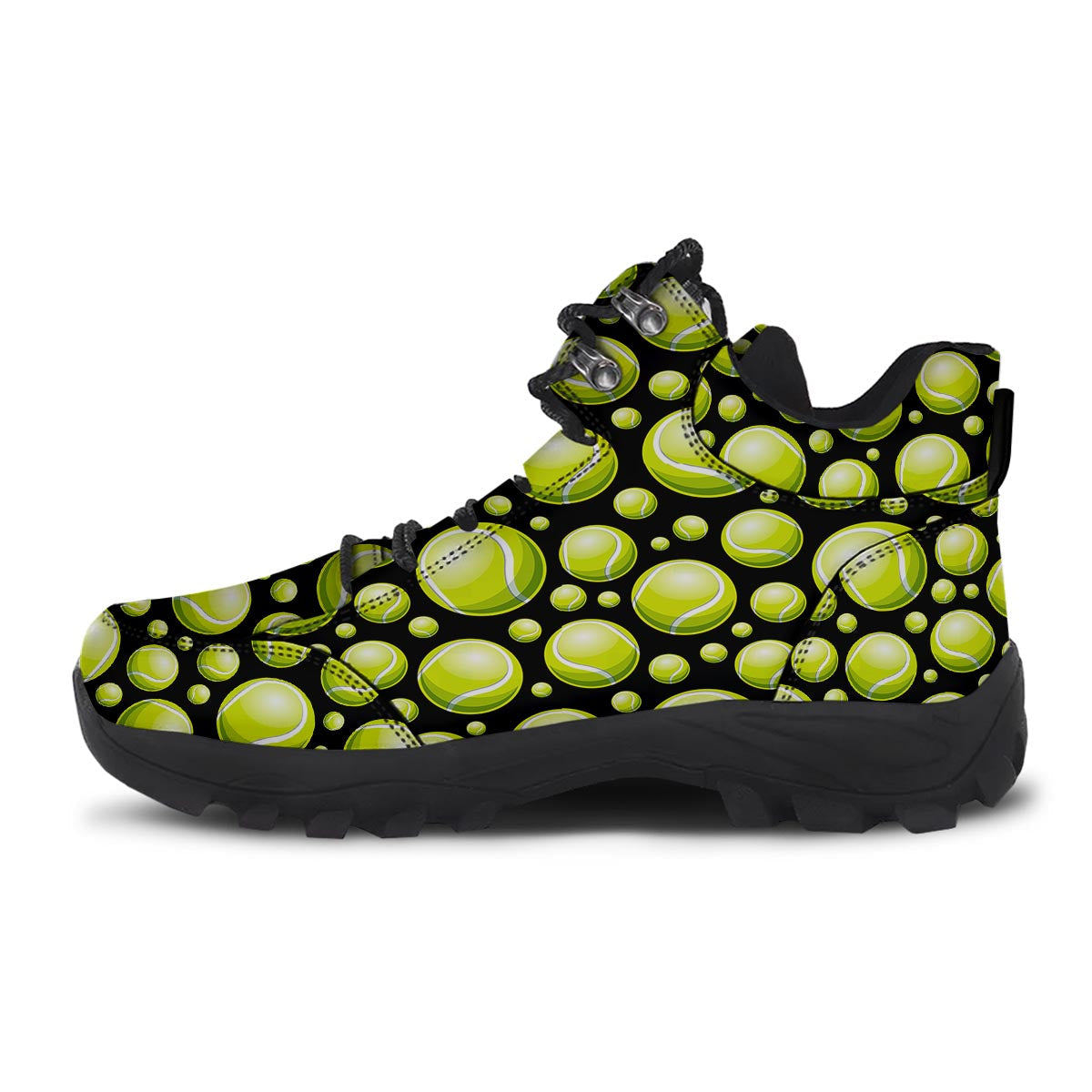 Tennis Balls Print Pattern Hiking Shoes-grizzshop