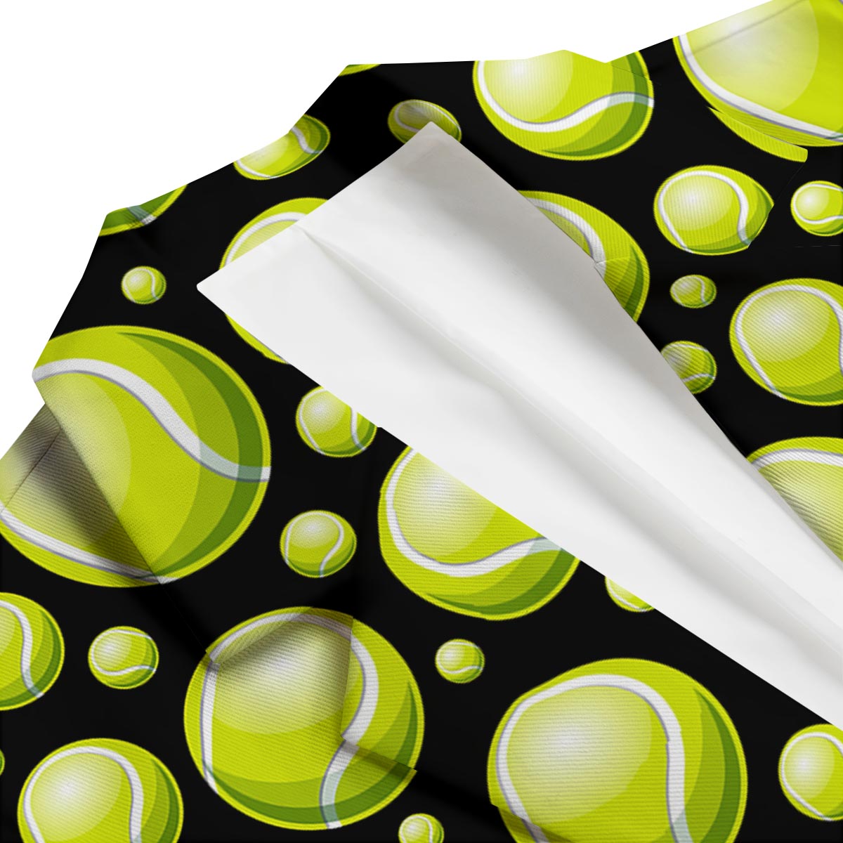 Tennis Balls Print Pattern Men's Blazer-grizzshop