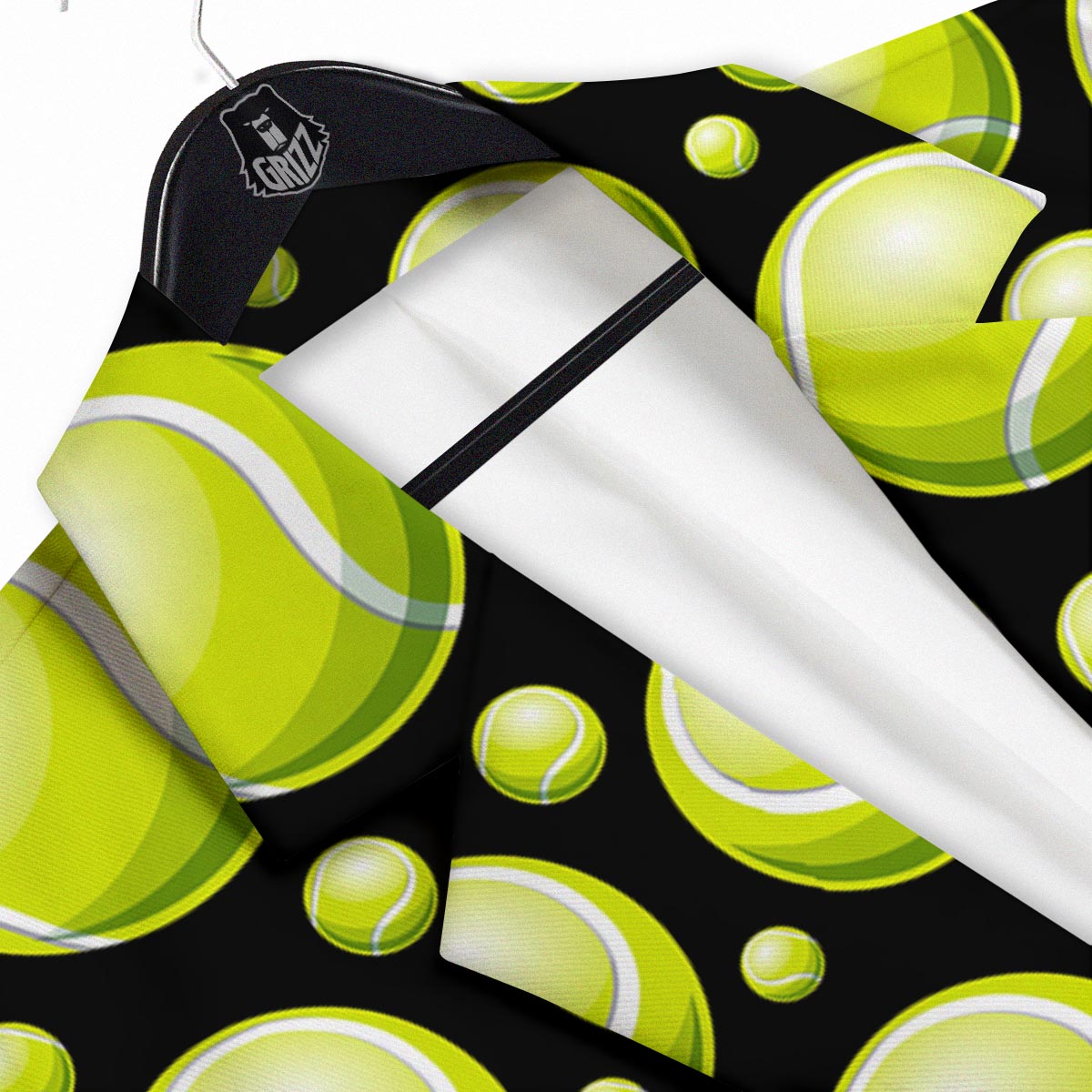 Tennis Balls Print Pattern Men's Sport Coat-grizzshop
