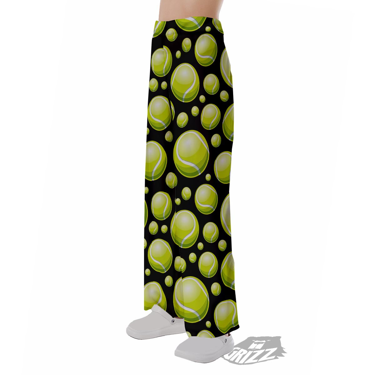 Tennis Balls Print Pattern Pajama Pants-grizzshop