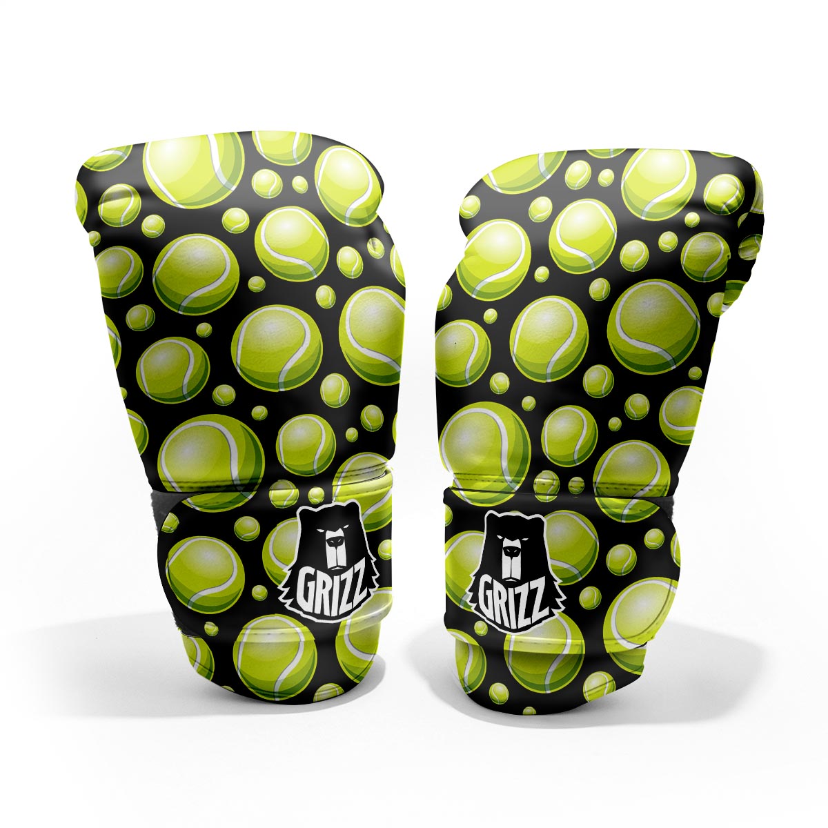 Tennis Balls Print Pattern Pro Boxing Glove