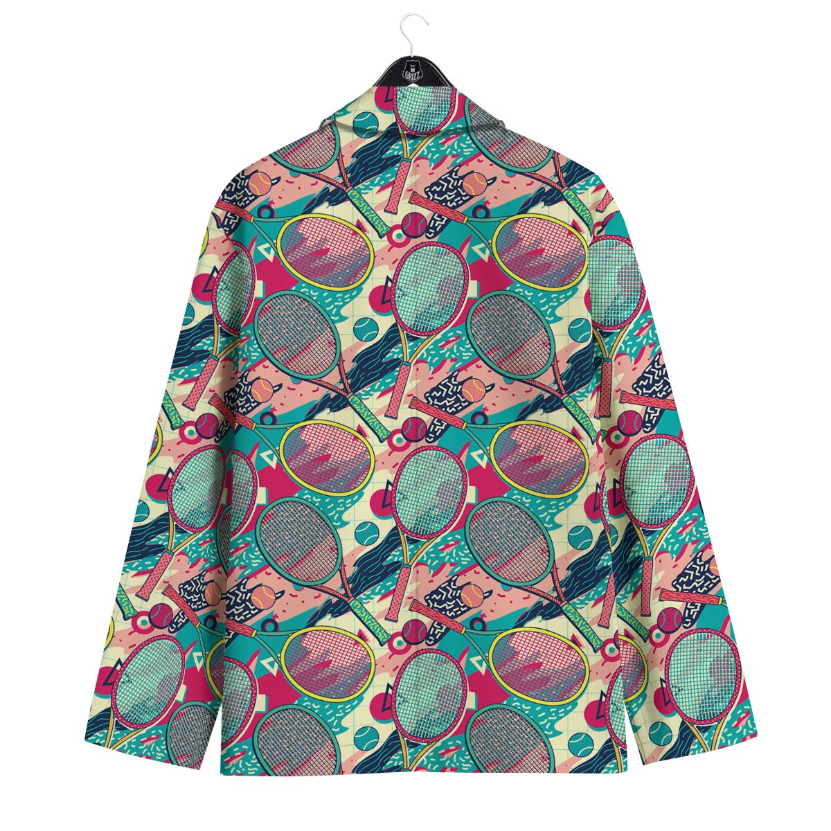 Tennis Retro Print Pattern Men's Sport Coat-grizzshop