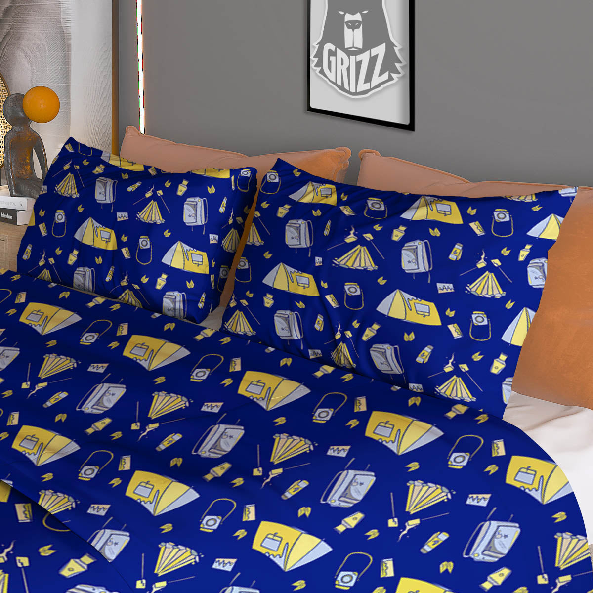 Symbol Freemasonry Print Duvet Cover Bedding Set