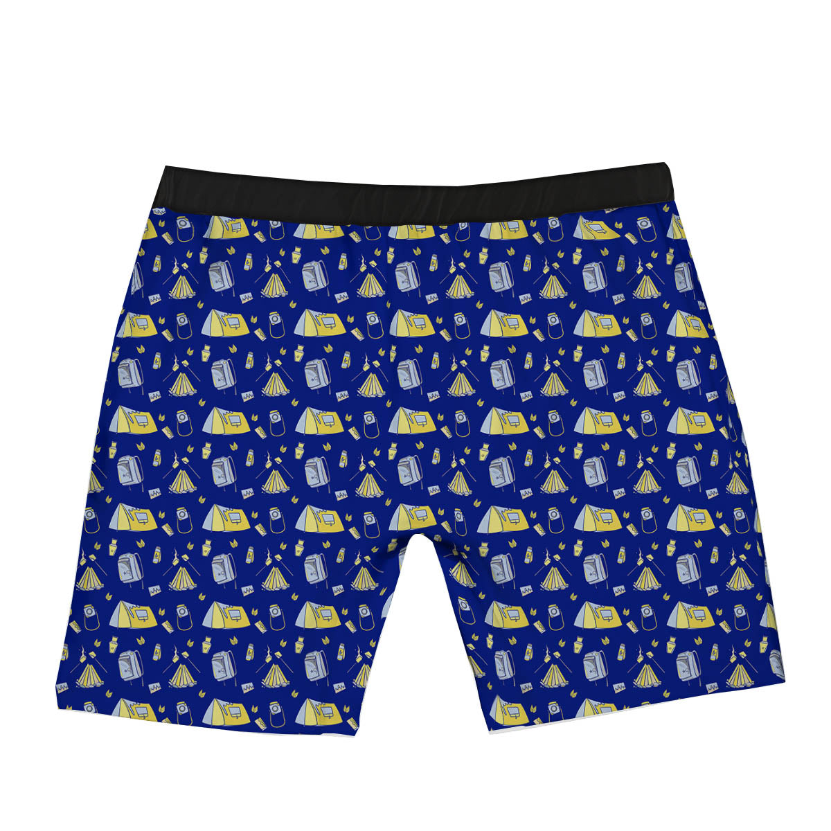Tent Camping Print Pattern Boxer Briefs