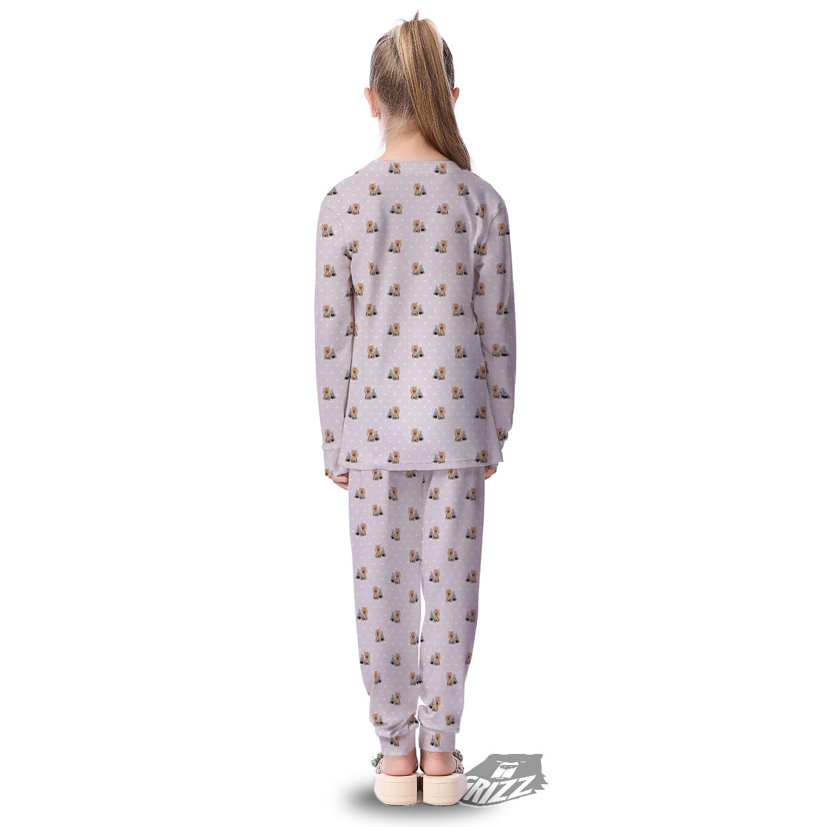 Terrier Yorkshire Cute Print Pattern Kid's Pajamas-grizzshop