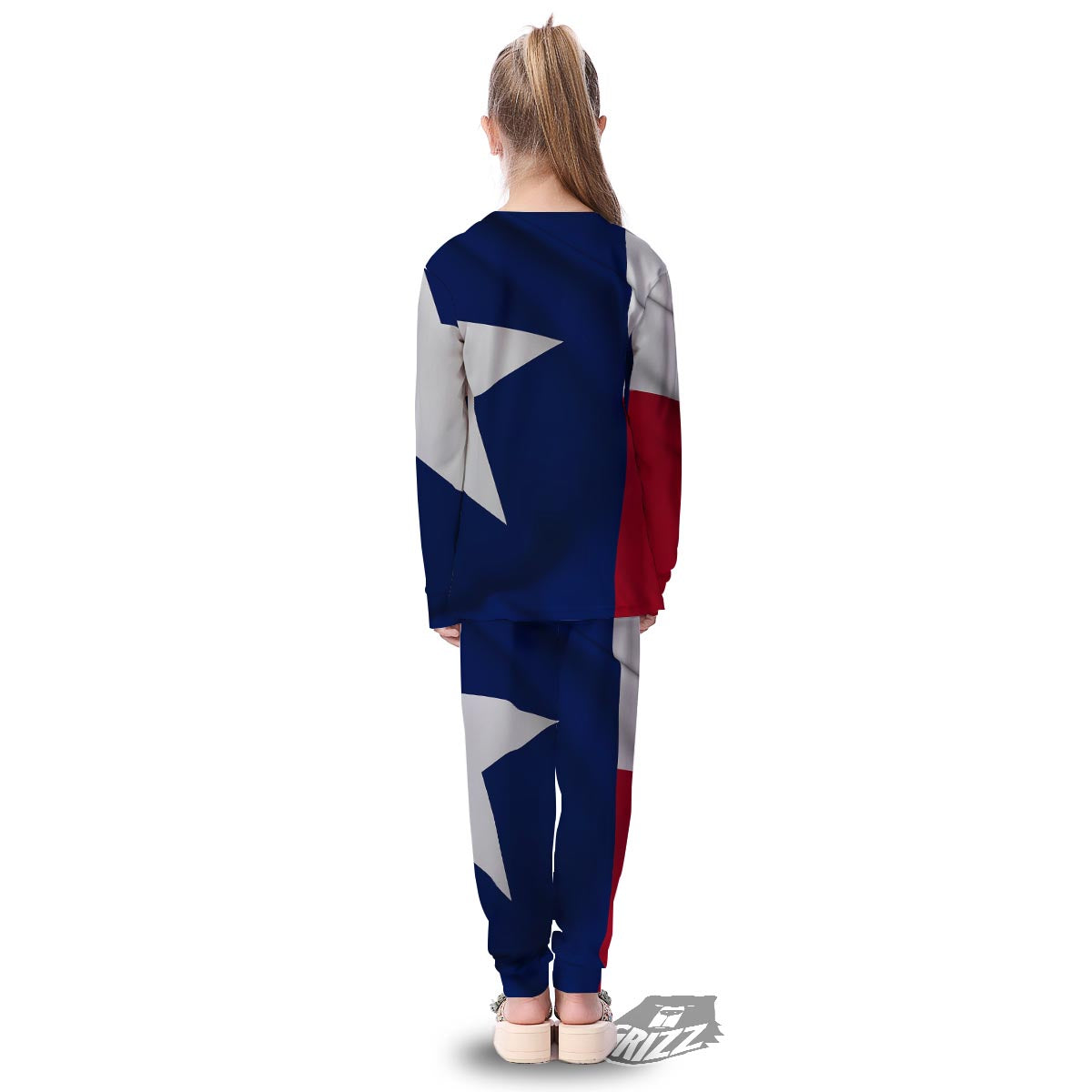 Texas Flag Print Kid's Pajamas-grizzshop