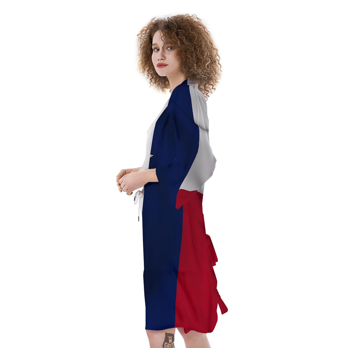 Texas Flag Print Kimono-grizzshop
