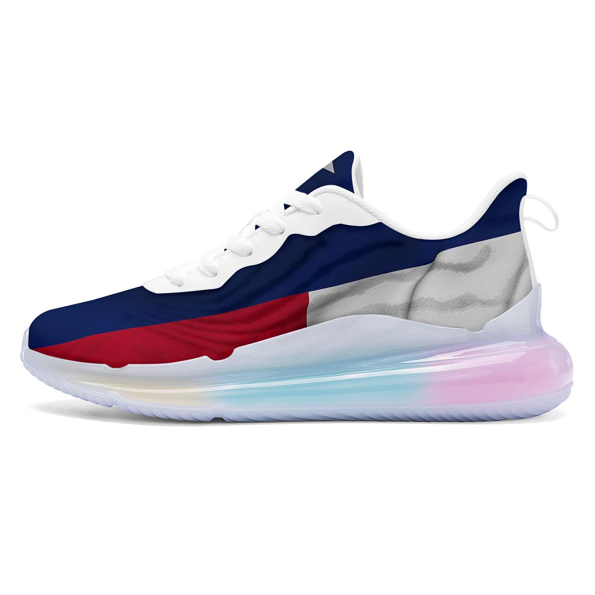 Texas Flag Print Running Sneakers-grizzshop