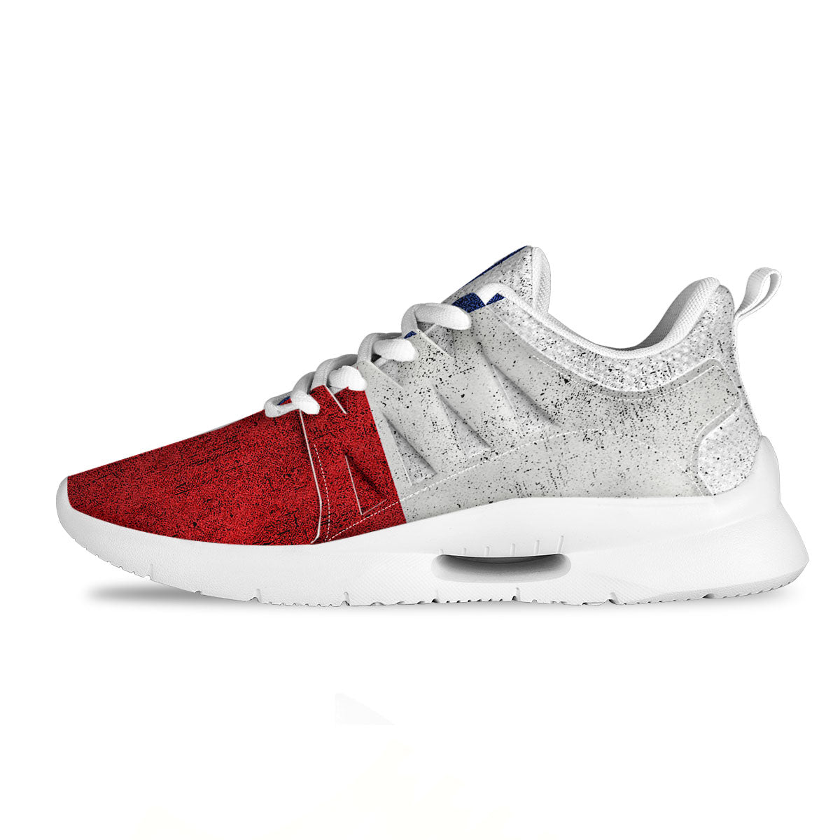 Texas Flag Vintage Print Tennis Shoes-grizzshop