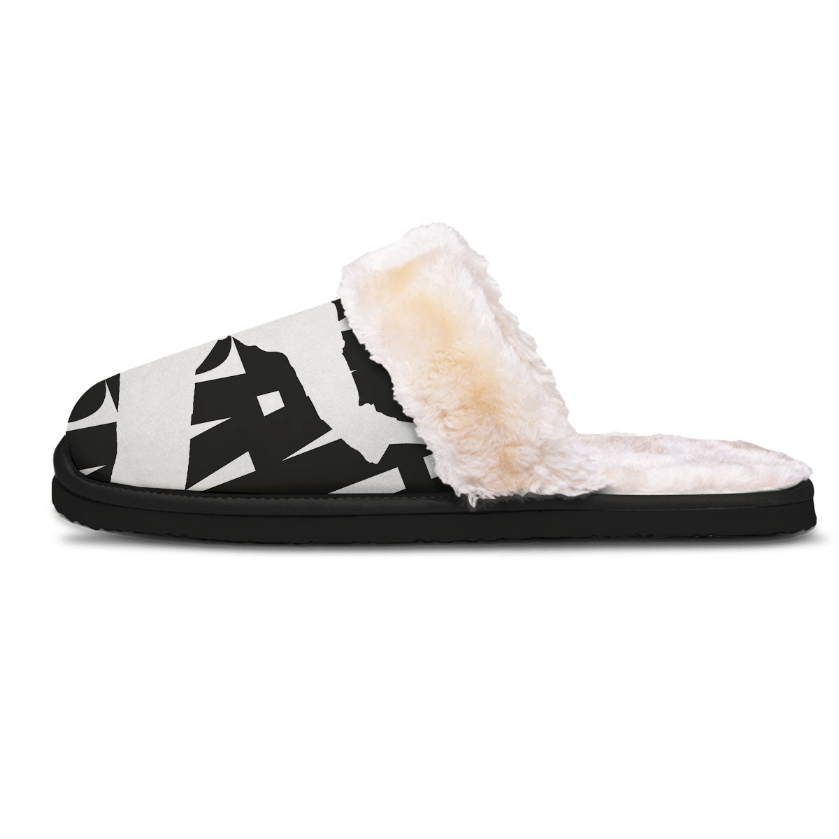 Text Karate Print Slippers-grizzshop