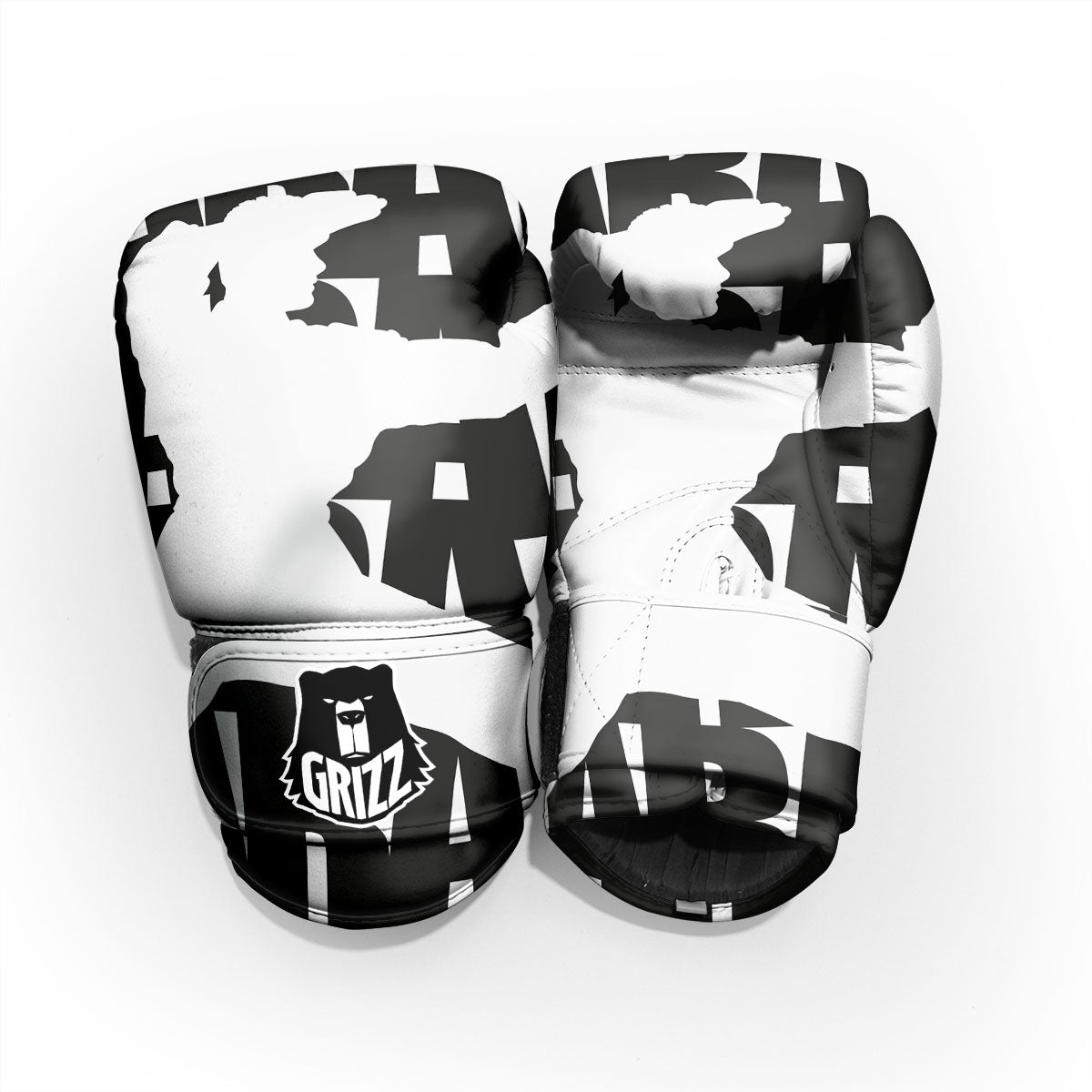 Text Karate Print Pro Boxing Glove