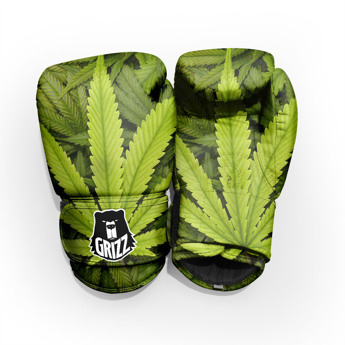 Texture Cannabis Print Pro Boxing Glove