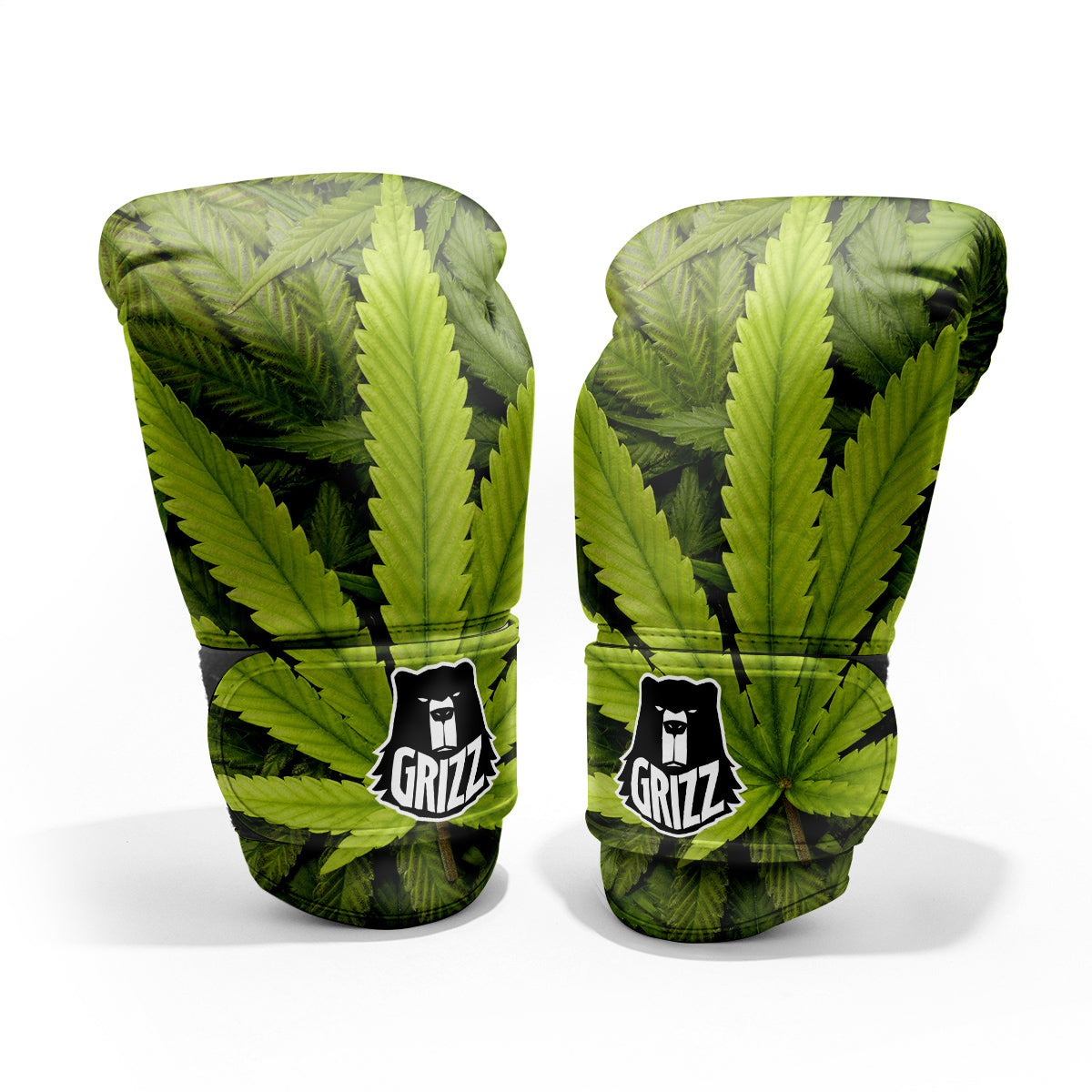 Texture Cannabis Print Pro Boxing Glove