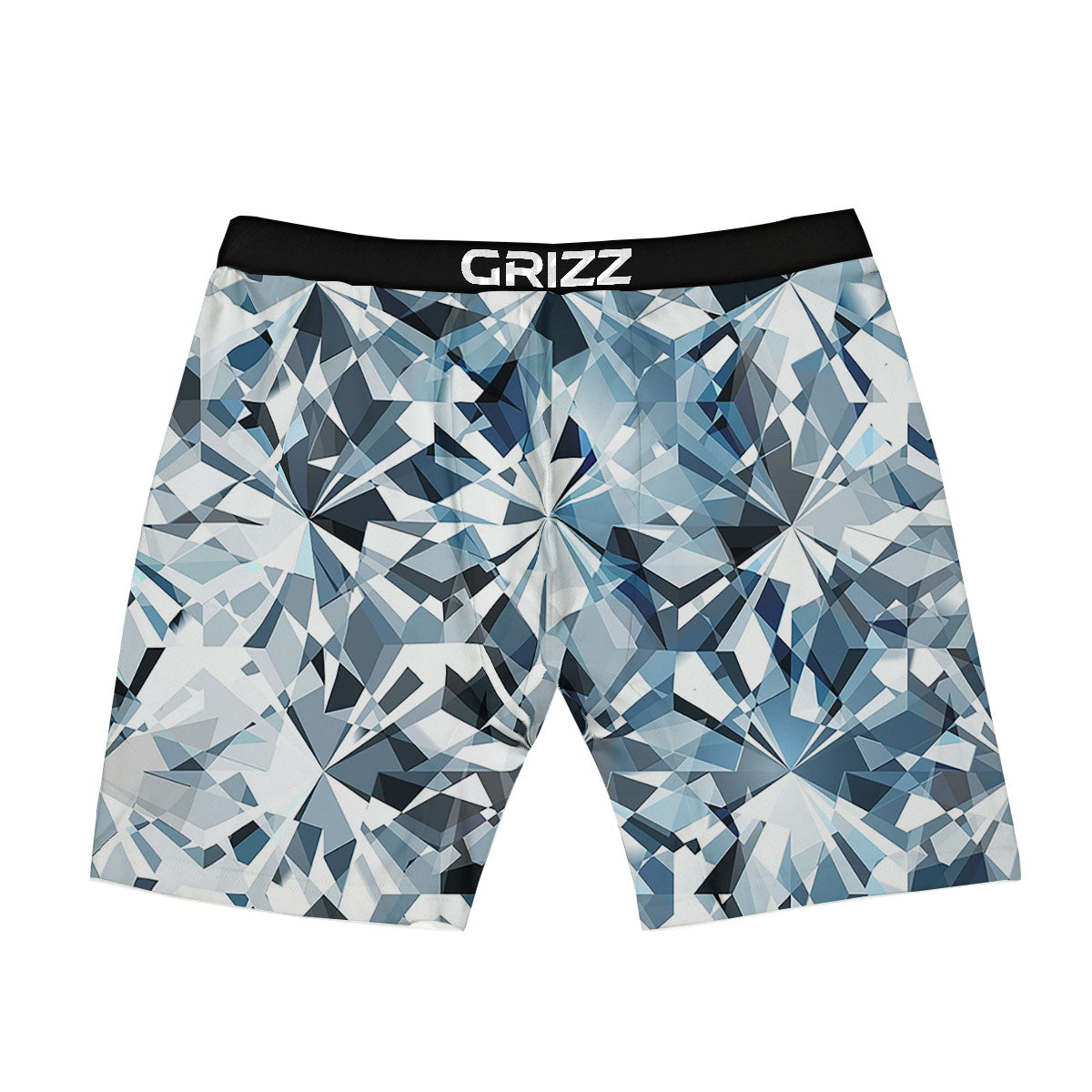 Texture Diamond Print Boxer Briefs-grizzshop