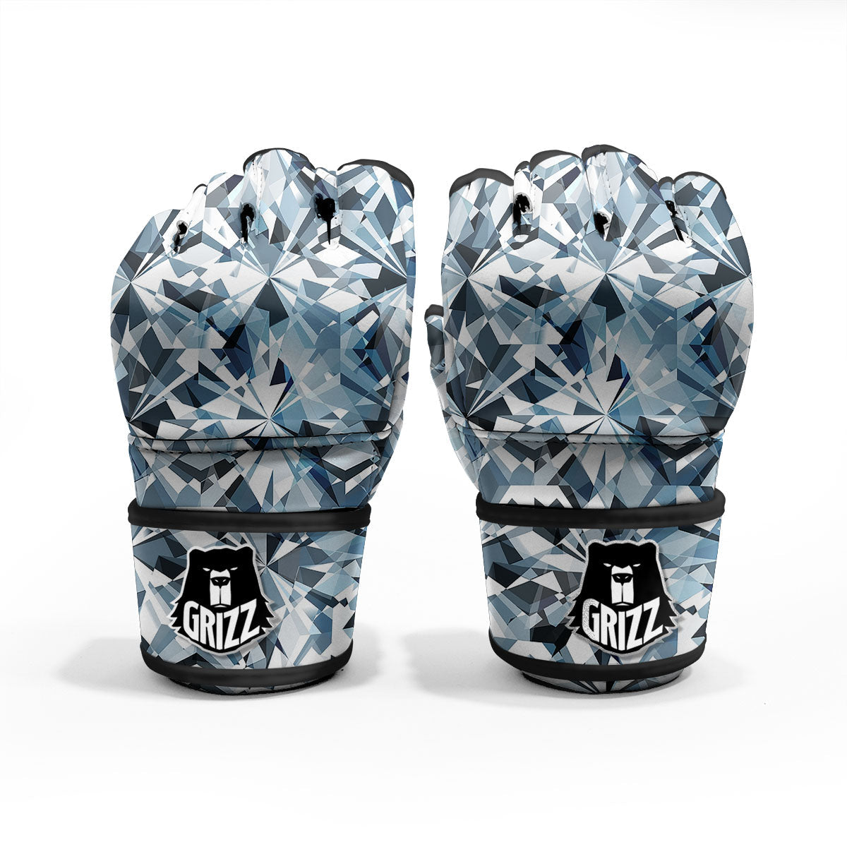 Texture Diamond Print MMA Gloves-grizzshop
