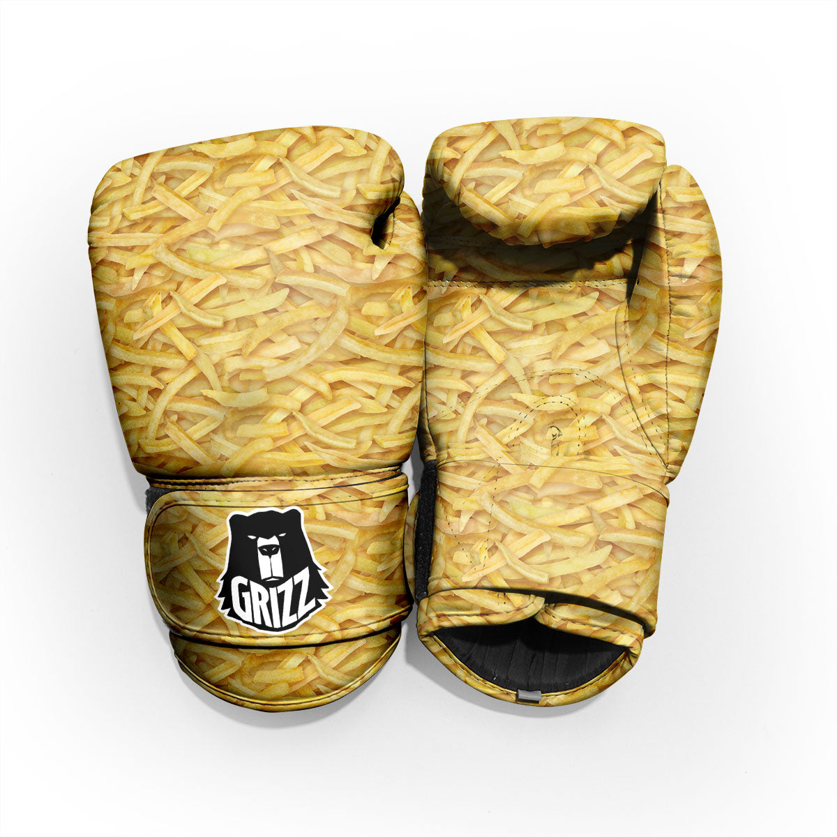 Texture French Fries Print Pro Boxing Glove