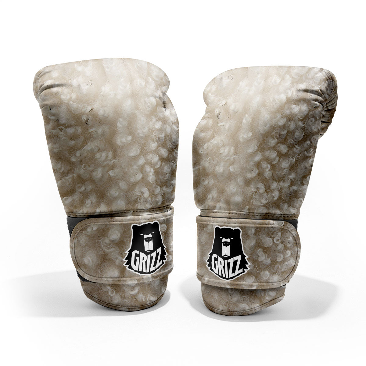 Texture Fur Sheep Print Pro Boxing Glove