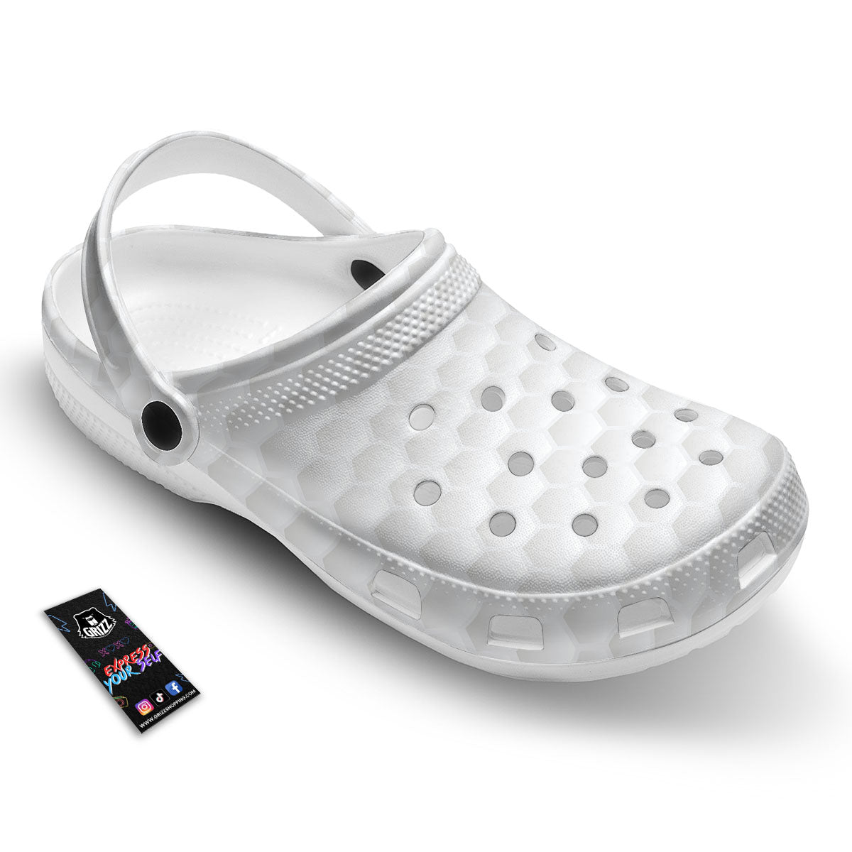 Texture Golf Ball Print Clog-grizzshop