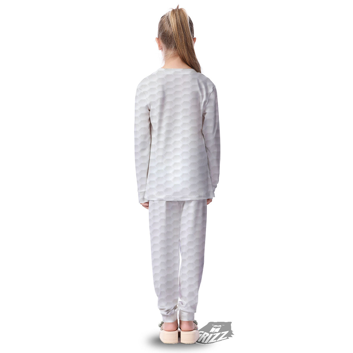 Texture Golf Ball Print Kid's Pajamas-grizzshop