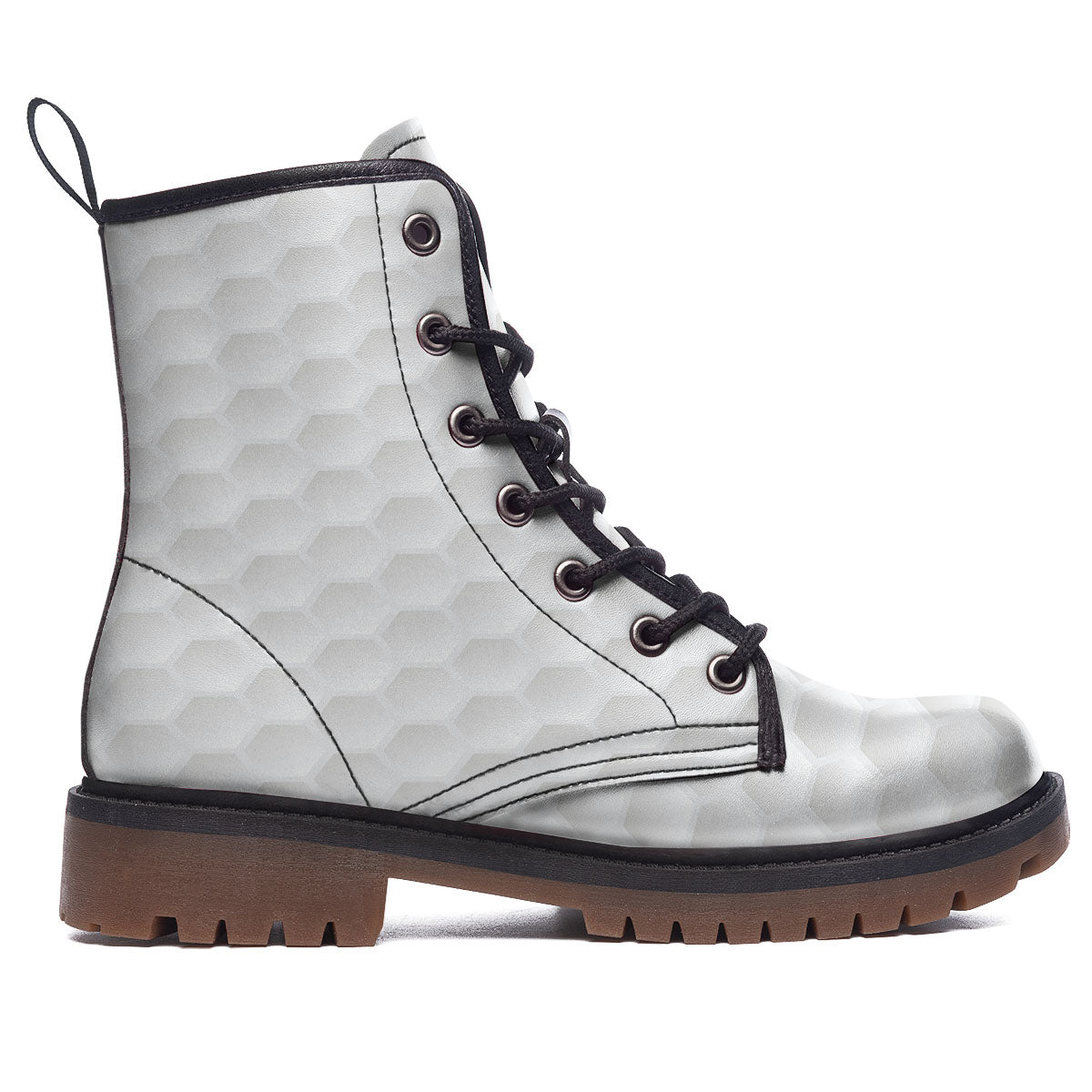Texture Golf Ball Print Work Boots-grizzshop