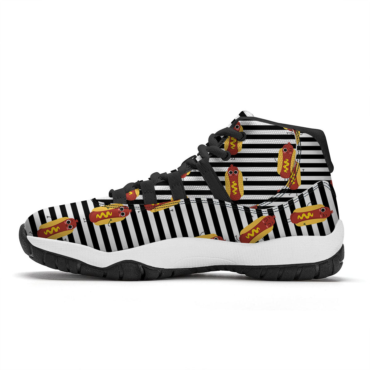 Texture Grey Marble Print Black Bball Shoes-grizzshop