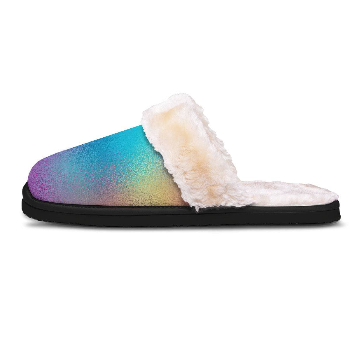 Texture Holographic Print Slippers-grizzshop