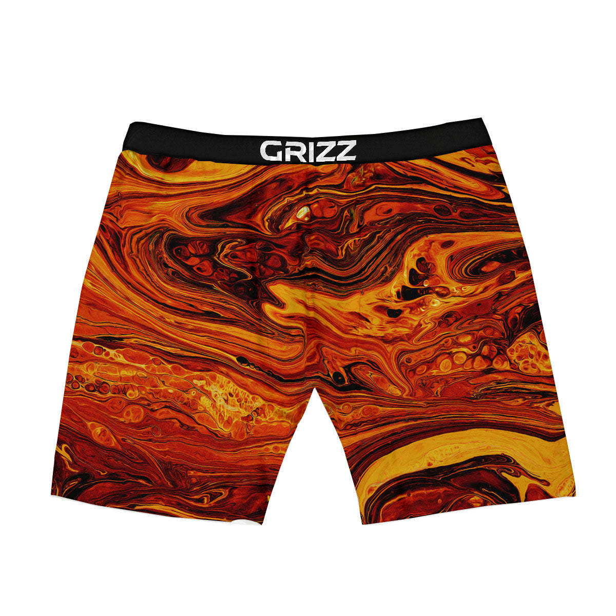 Texture Lava Print Boxer Briefs-grizzshop