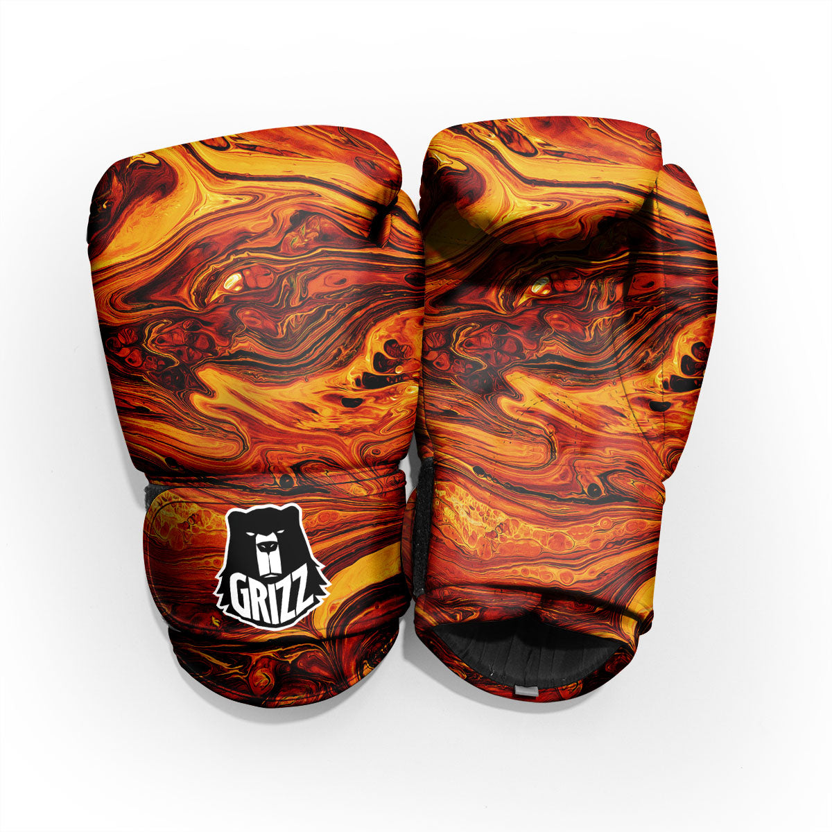 Texture Lava Print Pro Boxing Glove