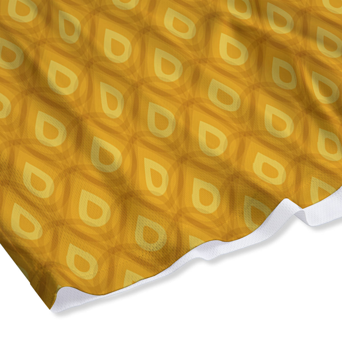 Texture Pineapple Print Pattern Mesh Shorts-grizzshop