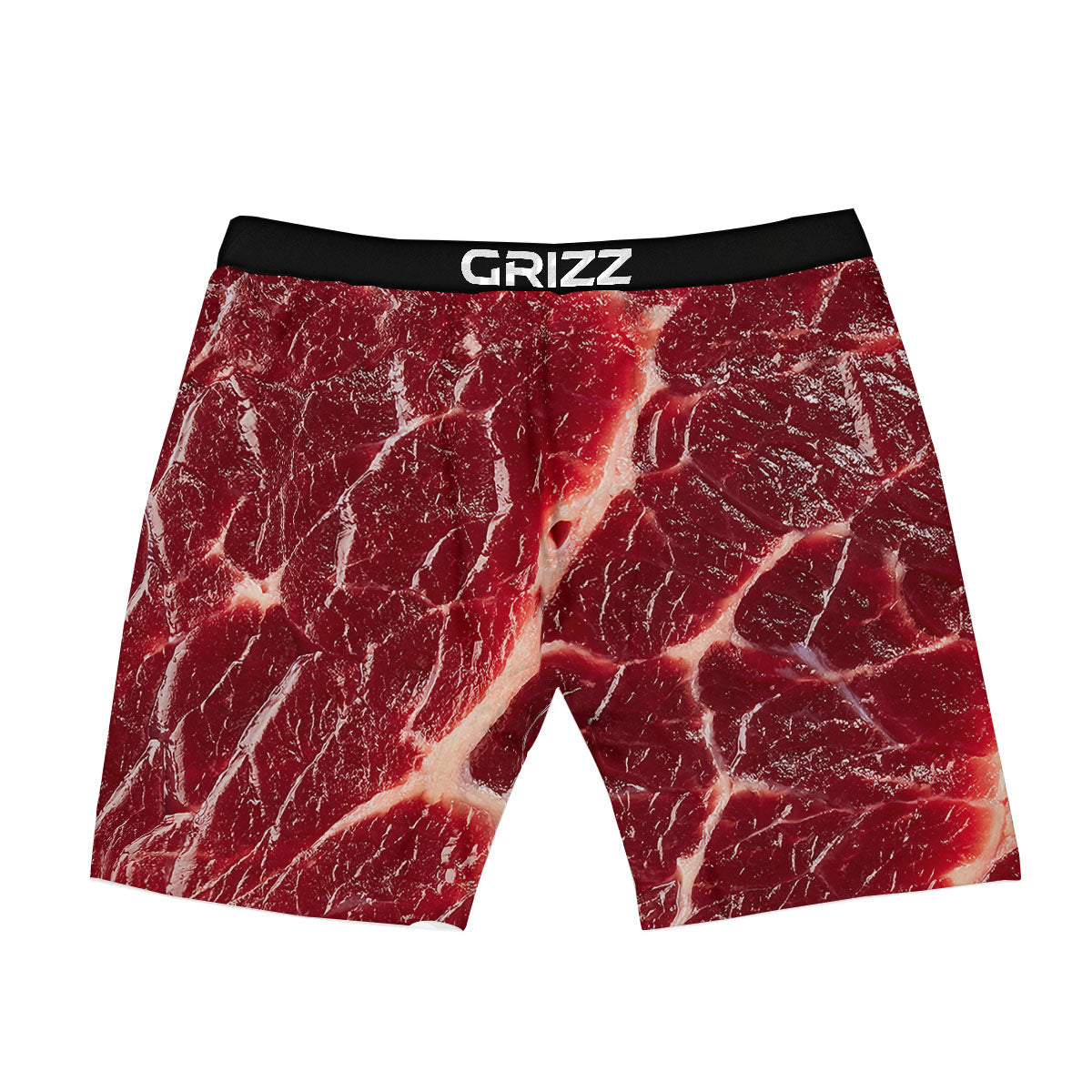 Texture Red Meat Print Boxer Briefs-grizzshop