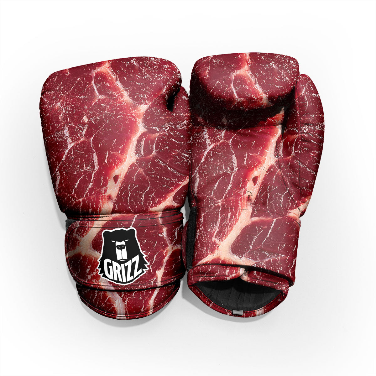 Texture Red Meat Print Pro Boxing Glove