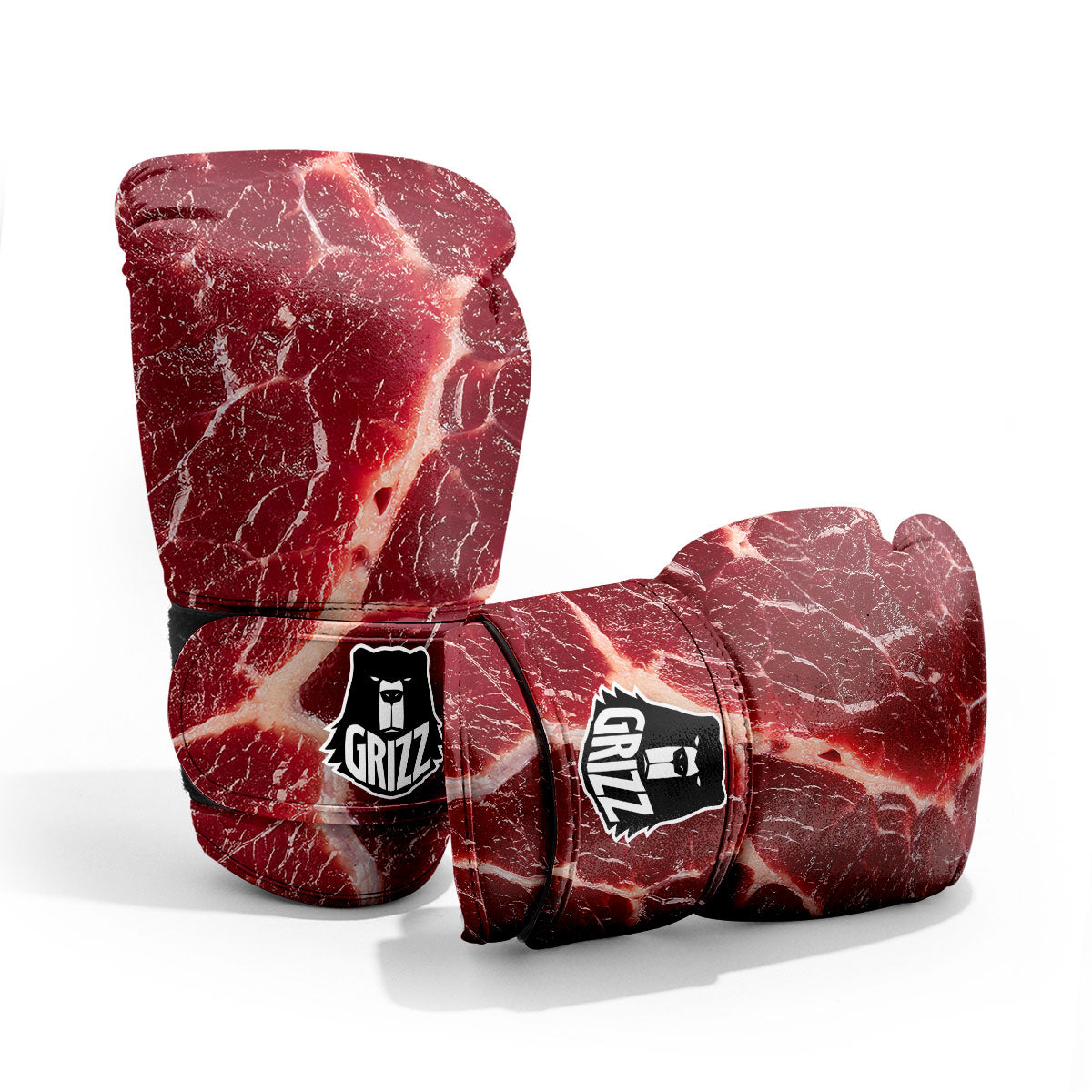 Texture Red Meat Print Pro Boxing Glove
