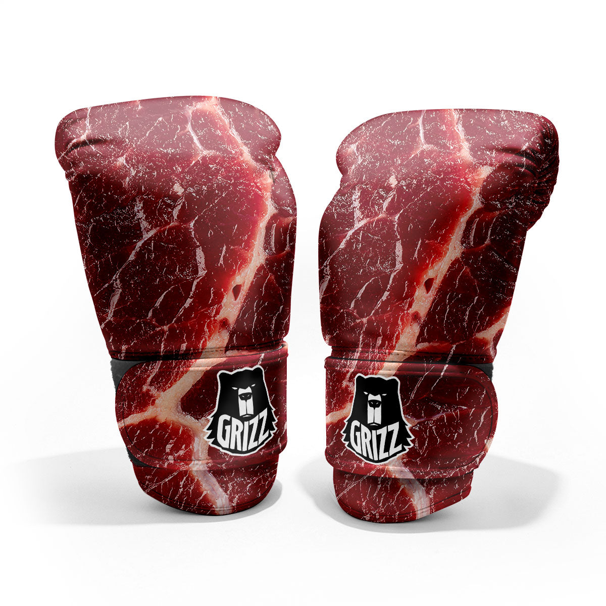 Texture Red Meat Print Pro Boxing Glove