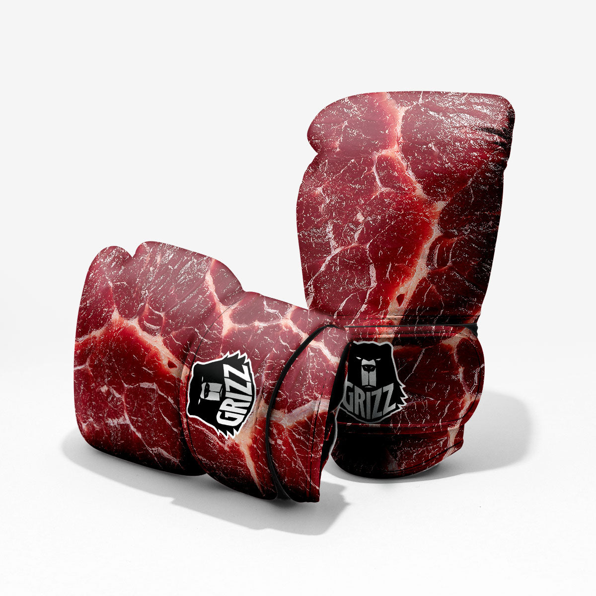 Texture Red Meat Print Pro Boxing Glove