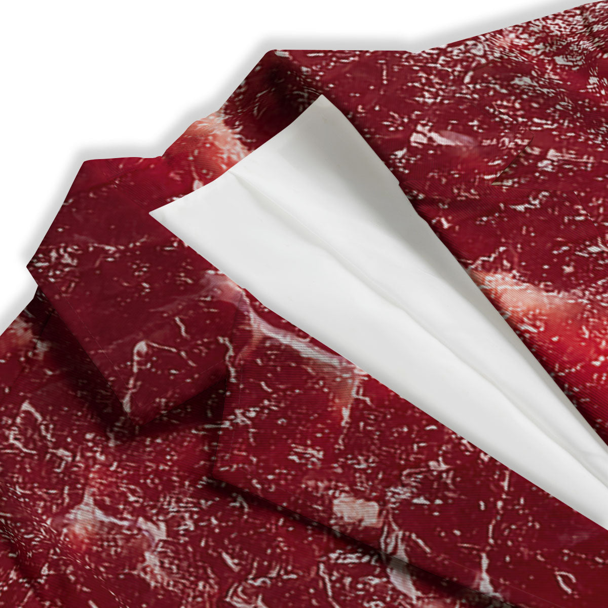 Texture Red Meat Print Women's Blazer-grizzshop