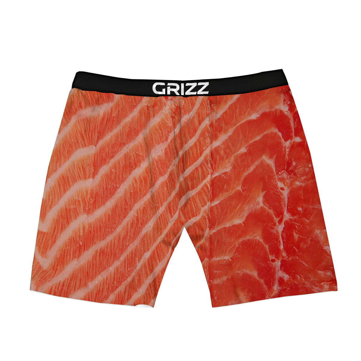 Texture Salmon Print Boxer Briefs-grizzshop