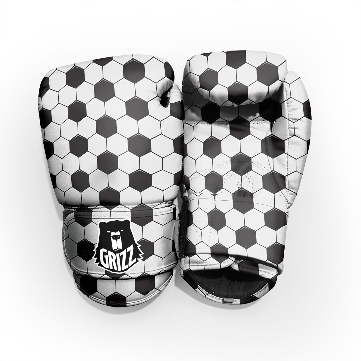 Texture Soccer Ball Print Pattern Pro Boxing Glove