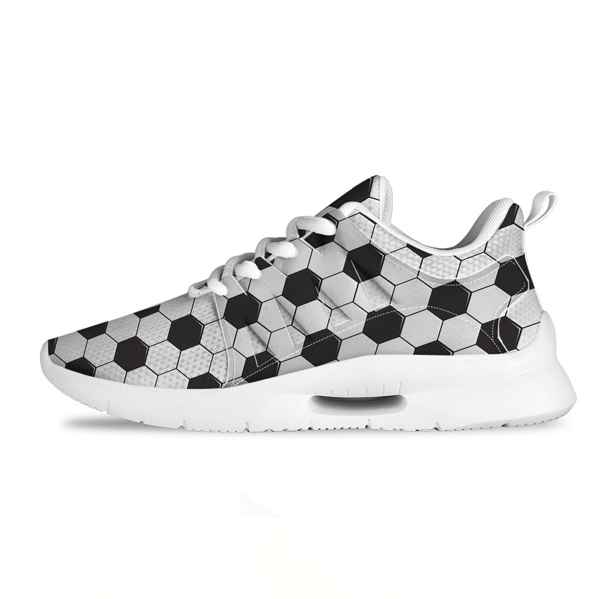 Texture Soccer Ball Print Pattern Tennis Shoes-grizzshop