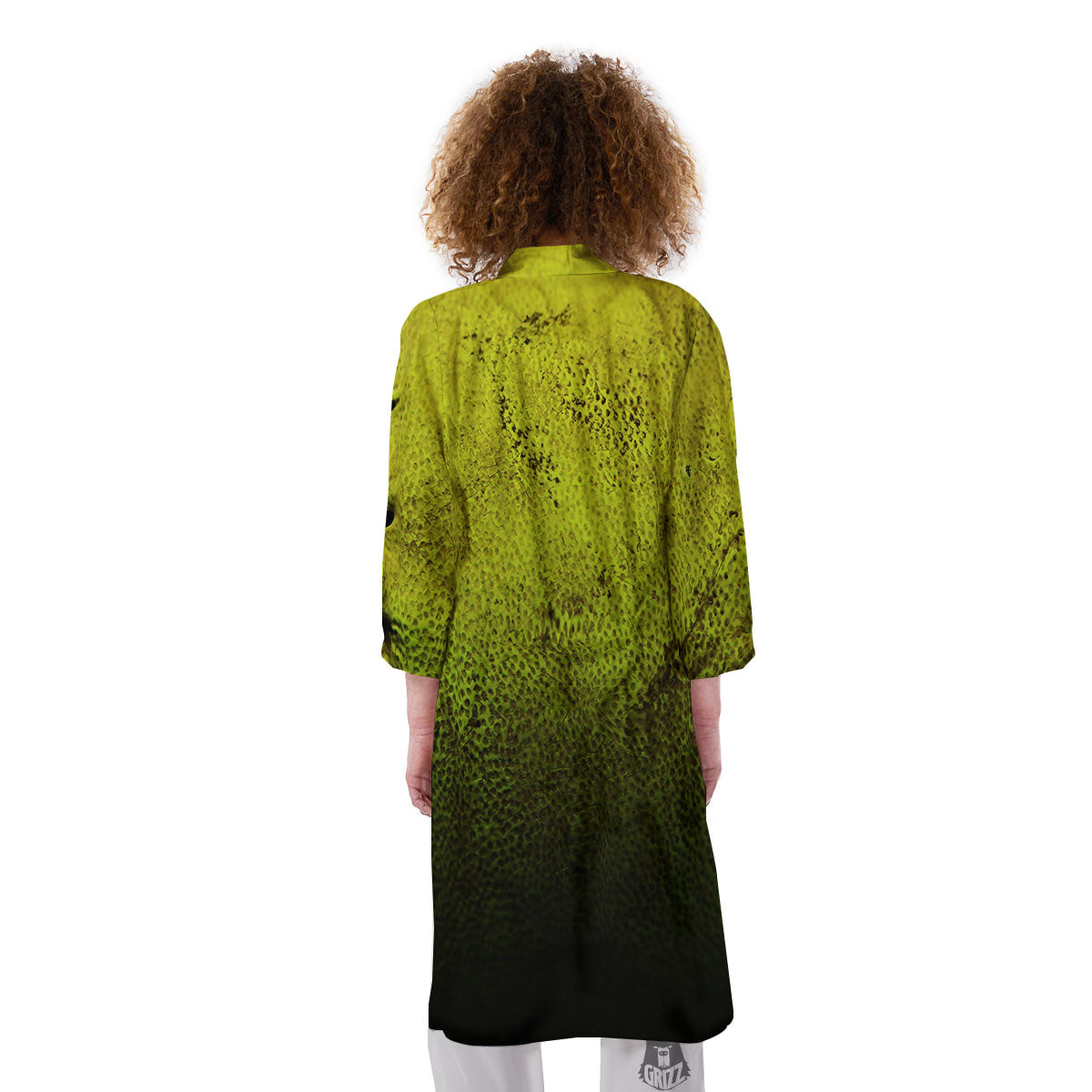 Texture Softball Ball Print Kimono-grizzshop